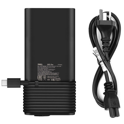 165W Dell 0GXFW2 GXFW2 charger USB-C + Power Cord