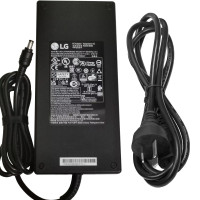 Black LG 45" UltraGear™ OLED 45GS96QB WQHD Curved Monitor charger 270W