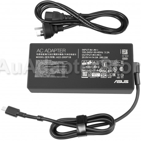 280W Asus TUF Gaming F16 FX608LP charger AU plug